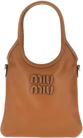 Miu Miu Mini Ivy leather bag Woman One Size