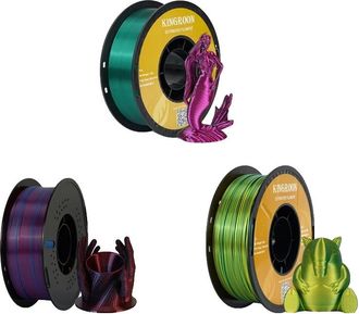 OEM Filamento Pla De Seda Bicolor, 1,75 Mm De Di&aacute;metro, 3 Kg De Peso Por Paquete