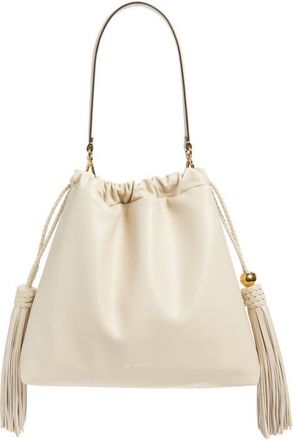 Etro Medium Kalispera Tassel Leather Shoulder Bag in Hazelnut at Nordstrom