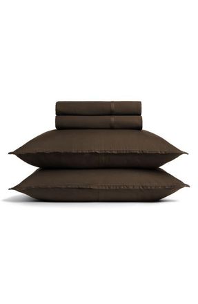 Parachute Soft Luxe Organic Cotton Sateen Sheet Set (Nordstrom Exclusive) in Java at Nordstrom, Size Queen