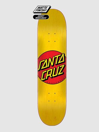 Santa Cruz Classic Dot 7.75 Skateboard Deck geel