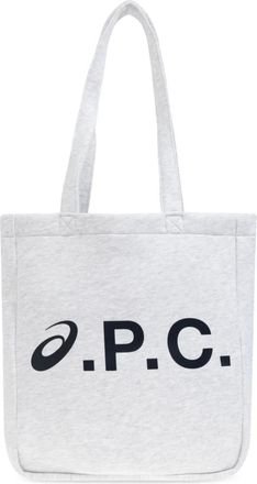 A.P.C. Tote Bags, unisex, Gray, Size: ONE SIZE Lou Tote Bag
