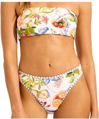 Seafolly Riviera Coast Reversible Tube Top Bikini-Top f&uuml;r Damen | orange