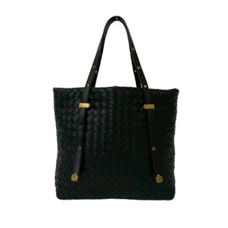 Bottega Veneta Pre-owned Tote Bags, female, Black, Size: ONE SIZE Pre-owned Intrecciato Leather Handbag