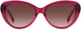 Kate Spade New York 55mm josi cat eye sunglasses in Burgundy Wine at Nordstrom Rack