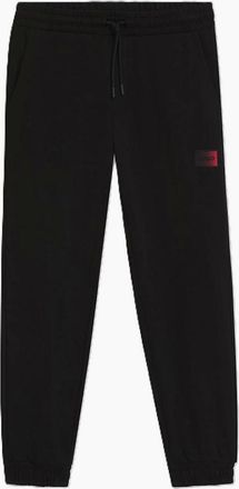 HUGO BOSS Mens Danopan Solid Patterned Slim Joggers - Black - Size: 32/30/31/Regular/36