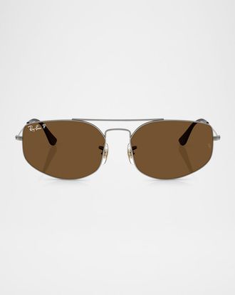 Ray-Ban Mens RB3845 Geometric Sunglasses
