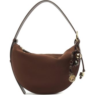 Arezzo Medium Simone Suede Shoulder Bag in New Cocoa/New Cocoa at Nordstrom