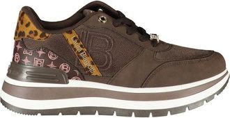 Laura Biagiotti Schoenen, Dames, Bruin, 36 EU, Polyester, Laura Biagiotti Marrone Polyurethane Dames Sneaker