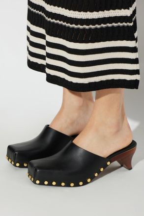 Ganni Heeled Mules, Womens, Black