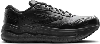 Brooks Mens Ghost Max 2 Leather Road-Running Shoes Black 10.5 Wide