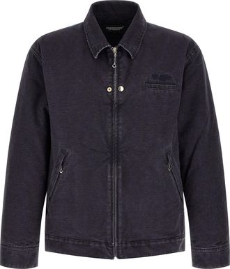 Undercover Blue Cotton Full-Length Mens Jacket