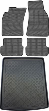 OEM Juego De Alfombrillas De Goma Para Coche Y Maletero Para Audi A6 C6 Kombi (de Junio De 2006 A 2011)