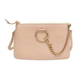 Chlo&eacute; Pre-owned Leren Schoudertas - Dames - Pre-owned - Roze - Maat: ONE Size Leer