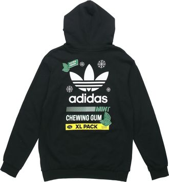 adidas Mens adidas originals Snowflake Hooded Pullover Black FP7702