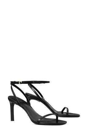 Tory Burch Gigi Leather Sandal in Black at Nordstrom, Size 6.5