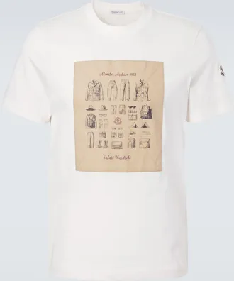 Moncler T-shirt in jersey di cotone