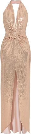 Nissa Abito lungo con paillettes - Rosa