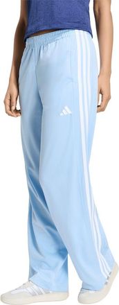 adidas High Rise Wide Leg Track Pants in Glow Blue at Nordstrom Rack, Size X-Small