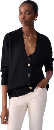 Liu Jo C&aacute;rdigan de Lana Pura - Knitwear - Mujer - Negro - S