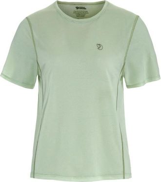 Fj&auml;llr&auml;ven Abisko Lite S/S Funktionsshirt f&uuml;r Damen | gr&uuml;n