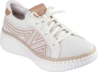 Skechers Wilshire Blvd - Bellevue Polyester Dames Off White Sneakers