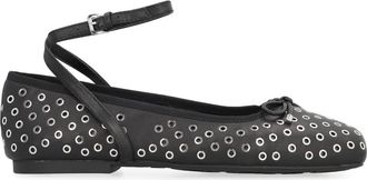Michael Kors Collette Flex Leren Ballerinas - Dames - Ballerinas - Zwart - 38 EU - Leer - Schoenen