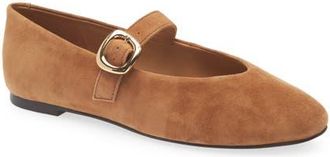 Madewell The Remy Mary Jane Flat in Dried Acorn at Nordstrom, Size 6