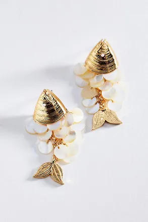 BaubleBar Ripple Effect Fish Drop Earrings