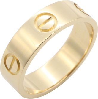 Cartier Gold Yellow Gold (18K) Band Ring (Pre-Owned)