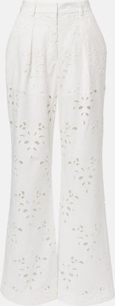 Rebecca Vallance Pantaloni flared Artesan in sangallo