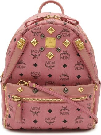 MCM Mcm Black Leather Backpack Pouch (Pre-Owned)