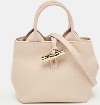 Longchamp Light Pink Leather