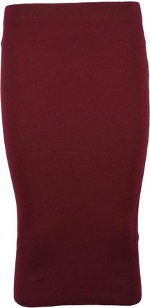 KANGRA Rokken, Dames, Rood, S, Wol, Gebreide rok
