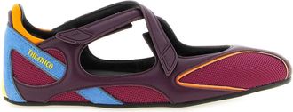 The Attico Schoenen, Dames, Veelkleurig, 38 EU, Su&egrave;de, Floor 01 Ballerina Flats