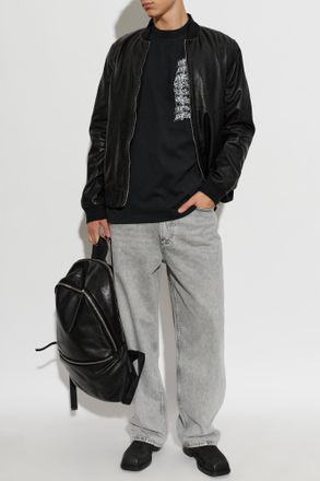 AllSaints T-shirt Repeat, Mens, Black