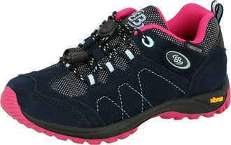 Br&uuml;tting Wanderschuh BR&Uuml;TTING Outdoorschuh Bergen Low, Gr. 28, blau, Veloursleder, Schuhe Wanderschuh