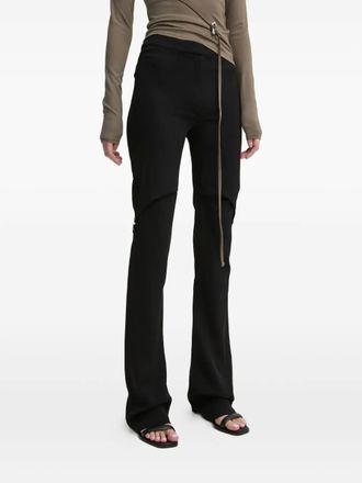 Heliot Emil strap-detail trousers - women - Fabric - 38 - Black