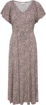 Ichi Midi Jurken - Dames - Casual kleedjes - Veelkleurig - L - Kleedjes