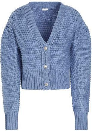 8 by YOOX KNIT CROP CARDIGAN