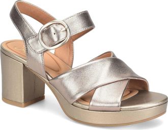 S&ouml;fft Lizzie SF0109500 Sandals Womens Light Espresso Block Heel ZOGG3020