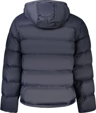 Calvin Klein Logo Quilted Polyamide Down Jacket - Blue