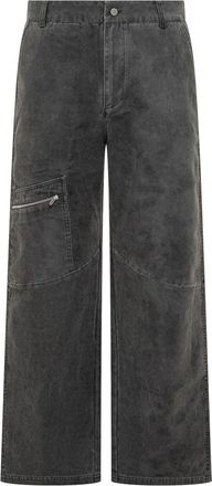 Represent Cotton Workwear Pant - Heren - Loose Fit Jeans - Zwart - S - Katoen - Jeans