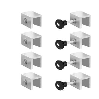 OEM Cierre De Ventana Ajustable, Topes De Puerta - Plata 16 Mm Corto