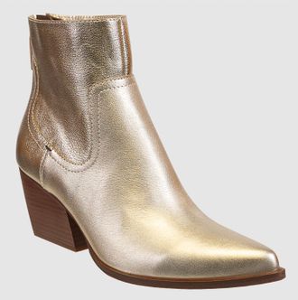 Naked Feet Womens Baton Boot In Soft Gold