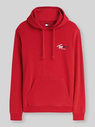 Tommy Jeans Relaxed Fit Sweatshirt aus reiner Baumwolle in Rot, Gr&ouml;&szlig;e XXL