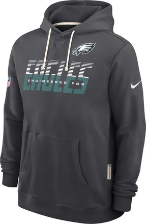 Nike Philadelphia Eagles Sideline Standard Issue Nike Mens Dri-FIT NFL Pullover Hoodie in Grey | 03AZ06F86-SX8