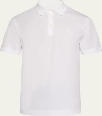 Givenchy Mens 4G Pique Polo Shirt