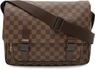Louis Vuitton Pre-owned Vintage Messenger Bag - Dames - Vintage Schoudertas - Bruin - ONE Size - Vintage