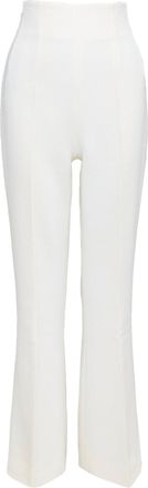 Emilia Wickstead wool crepe high waisted kick flared pants